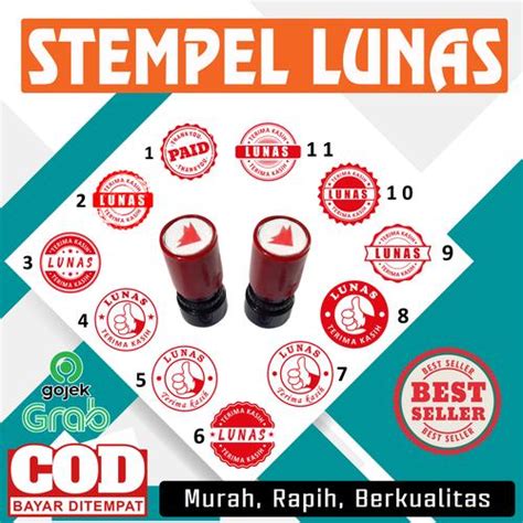 Jual STEMPEL LUNAS OTOMATIS BULAT - Jakarta Timur - Markas Stempel ...
