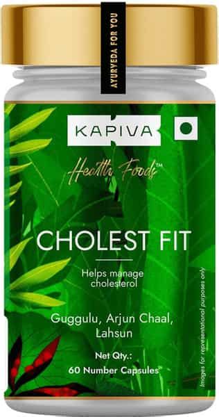 Buy KAPIVA HEALTH FOODS CHOLEST FIT CAPSULES 60 Online & Get Upto 60% ...