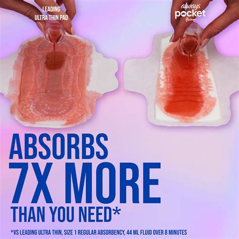 Always Pocket Flexfoam Pads, Heavy Flow, With Wings | Always®