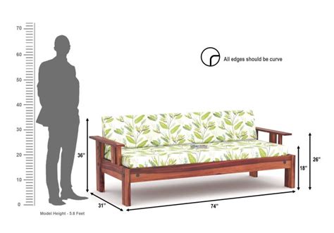 Buy Jako 3+2+1 Seater Wooden Sofa (Teak Finish) Online in India | UrbanWood