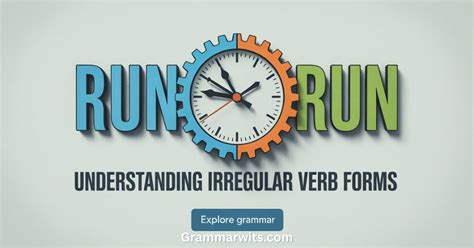 Understanding How "Run" Changes in the Past and Past Participle