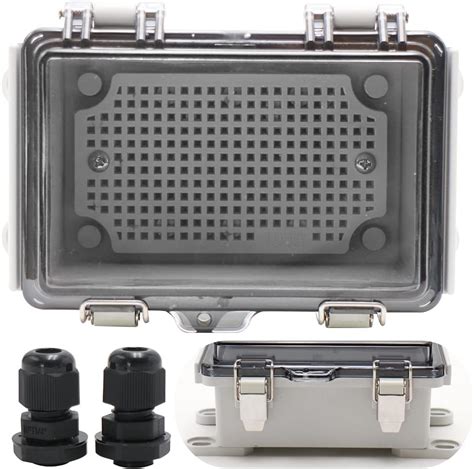 Buy MAKERELE ABS Plastic Waterproof Electrical Boxes Hinged Shell ...