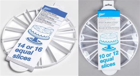Buy Ateco Set of 2 Cake Portion Markers: 10 or 12 Slices + 14 or 16 ...