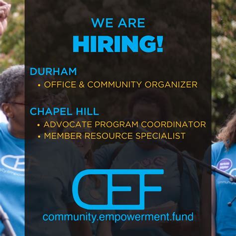 CEF: Community Empowerment Fund on LinkedIn: #hiring