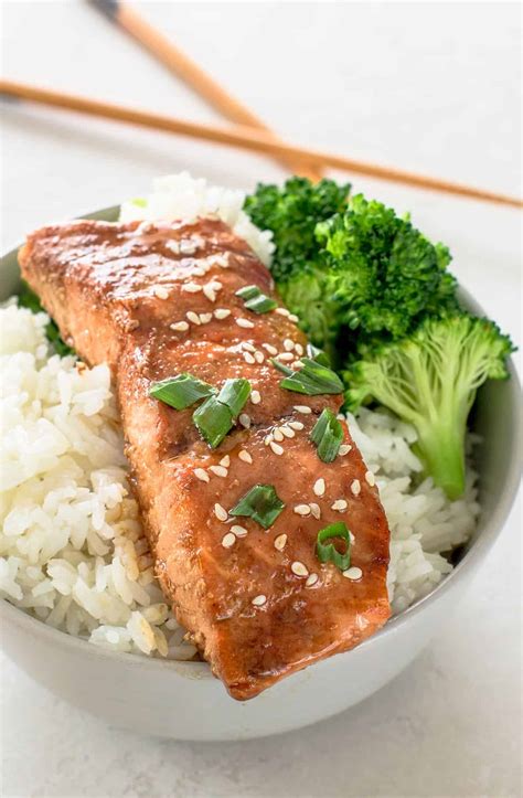 Baked Teriyaki Salmon • Craving Some Creativity
