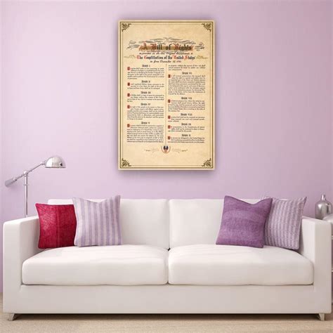 Genhash United States Bill of Rights Poster Us Constitution India | Ubuy