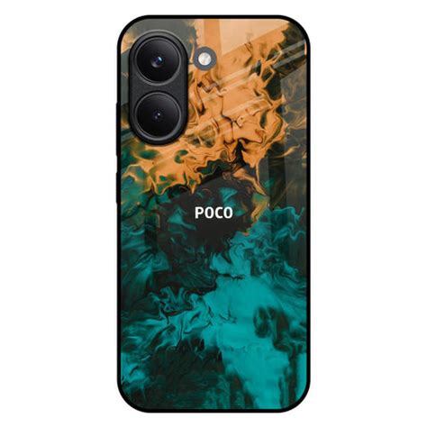 Watercolor Wave Poco X8 Pro 5G Glass Back Cover - Flat 35% Off On Poco ...