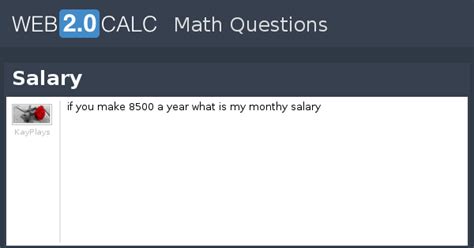 View question - Salary