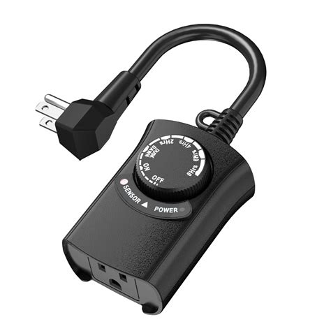 Amazon.com: HBN Outdoor Light Timer Waterproof, Weatherproof Photocell ...