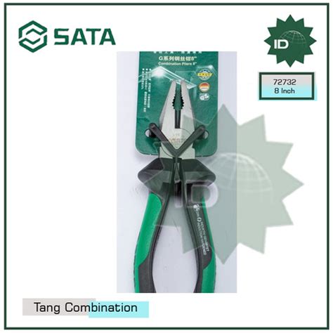Jual Tang Potong Kombinasi Combination Pliers 8 Inch 72732 SATA TOOLS ...