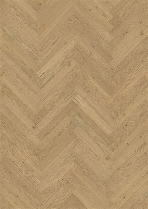 This natural oak herringbone design by Kährs embodies an on-trend ...