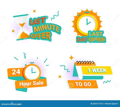 Countdown Banners. Limited Special Offer Stickers. Count Time until ...