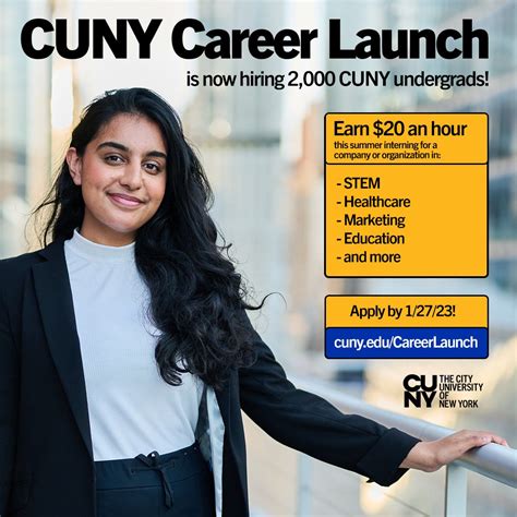 CUNY Career Launch will match 2,000 students with a paid internship in ...