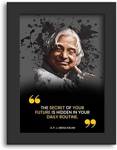Art illusion - APJ Abdul Kalam Motivational Quotes frames for Office ...