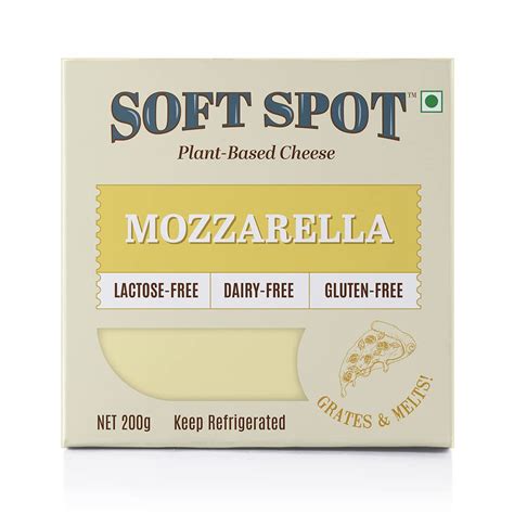 Soft Spot Vegan Mozzarella Cheese-200 gm, Plant- Based, 7 grams protein ...