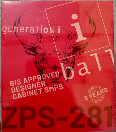 iBall 250W SMPS ATX Computer Power Supply (ZPS-281) – Image Computer ...