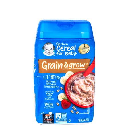 Gerber Lil Bits Oatmeal Banana & Strawberry Cereal 227 g Online at Best ...