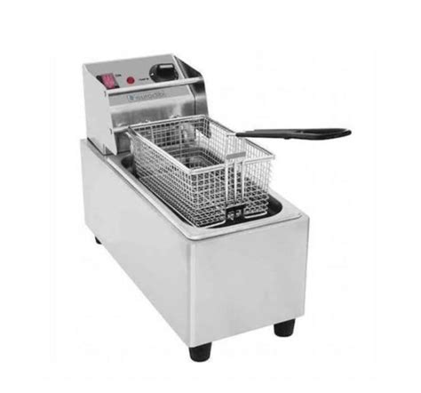 deep fryer machine 5 litres (double electric+gas stand)