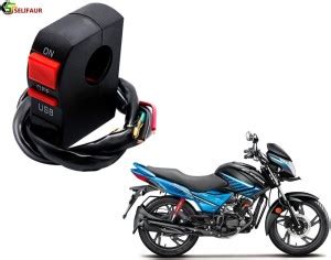 Selifaur S7C34 - Bike Headlight On/Off Switch Button Signal Light ...
