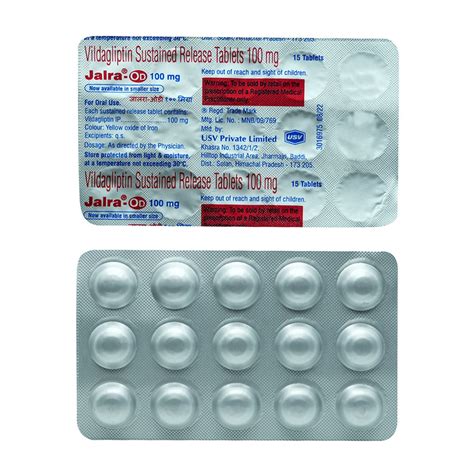 Jalra-Od 100 mg Tablet 15's Price, Uses, Side Effects, Composition ...