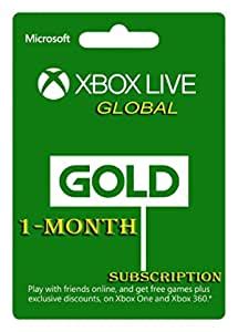 Xbox Live 1 Month GOLD Subscription Card (Digital Code) : Amazon.in ...