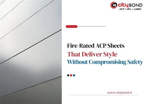 Fire-Rated ACP Sheets That Deliver Style Without Compromising Safety
