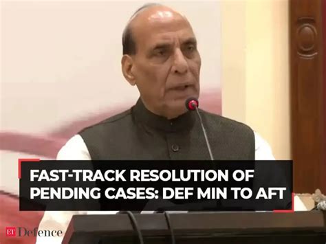 Rajnath Singh to Armed Forces Tribunal: Fast-track resolution of ...