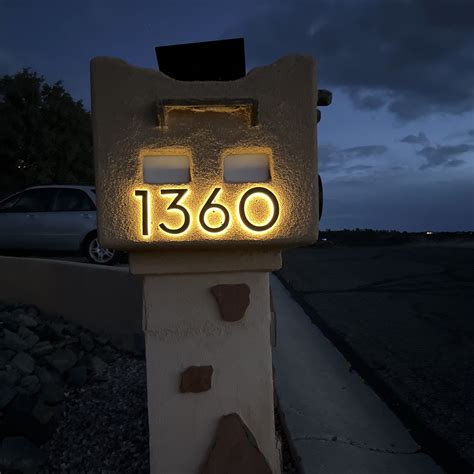 Image result for Lighted House Numbers LED
