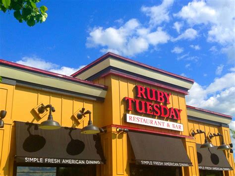 Ruby Tuesday Menu