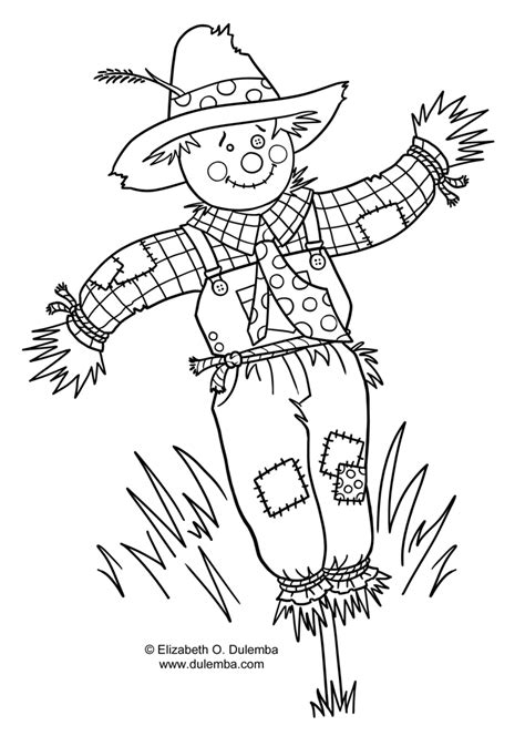 Scarecrow Coloring Tutorial 的图像结果