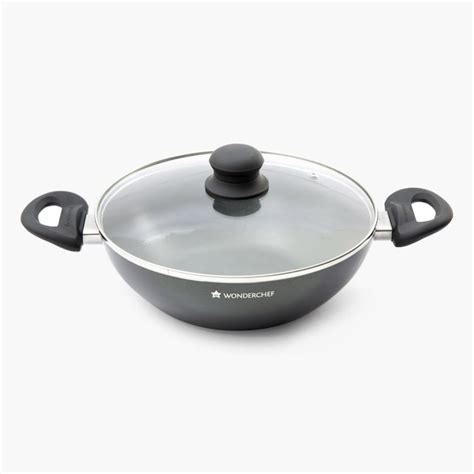 Buy WONDERCHEF Non-Stick Wok with Lid from Wonderchef at just INR 1599.0
