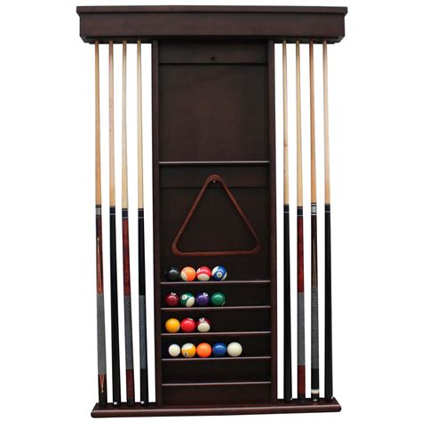 Playcraft Premium Hardwood Billiard Wall Racks
