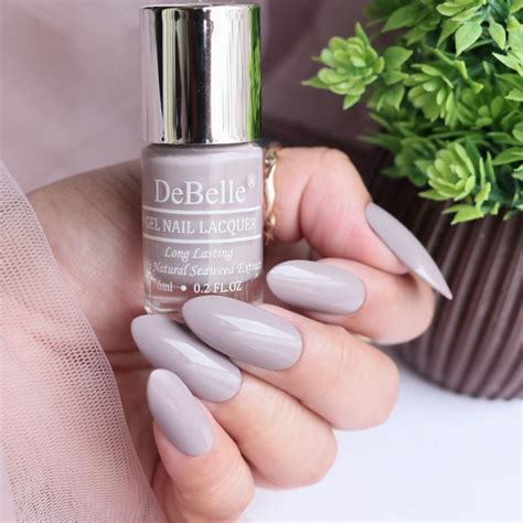 DeBelle Gel Nail Lacquer Natalie Rhapsody (Dark Taupe Nail Polish), 6 ...