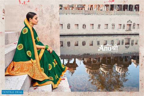 Anushree Vishnupriya Wholesale Silk Fabrics Indian Sarees - textiledeal.in