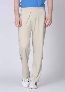 JOCKEY Solid Men White Track Pants - Buy White JOCKEY Solid Men White ...
