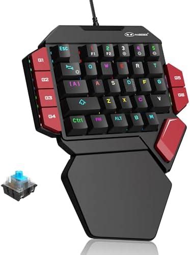 Amazon.in: Buy MageGee One Handed Professional Gaming Keyboard, RGB ...