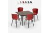 Chaise et Tabouret de bar AHD Amazing Home Design Ensemble Table Carrée ...