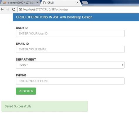 Image result for JSP CRUD Using Netbean