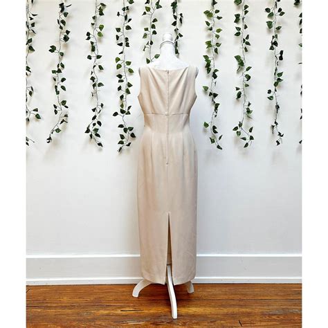 Talbots Women's Tan Dress | Depop