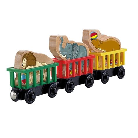 Buy Thomas & Friends Wooden Railway Circus Train Toy Vehicle Playset, 3 ...