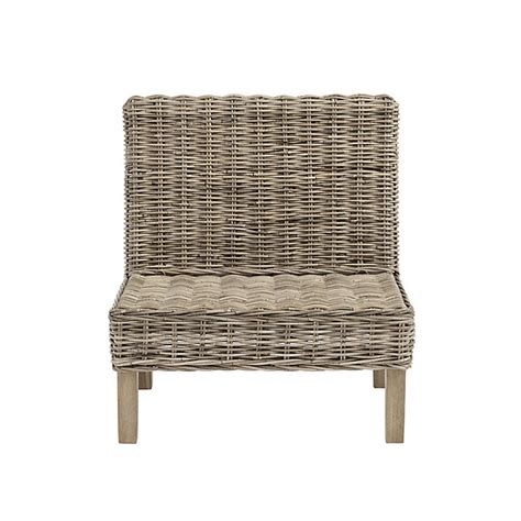 Rosalind Wicker 30" Bench with Hand Woven Rattan & Solid Rubber Mango ...