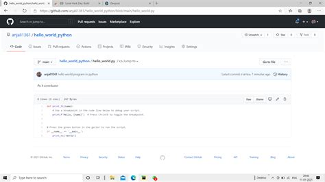 hello_world_python | Devpost