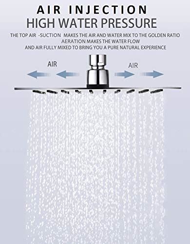 SS Trident Round 4 Inches Shower Head with Arm & Wall Flange – Marcoware