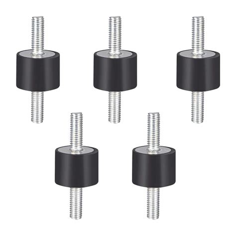 uxcell D20 x H15 Rubber Vibration Isolator Mounts Shock Absorber with ...