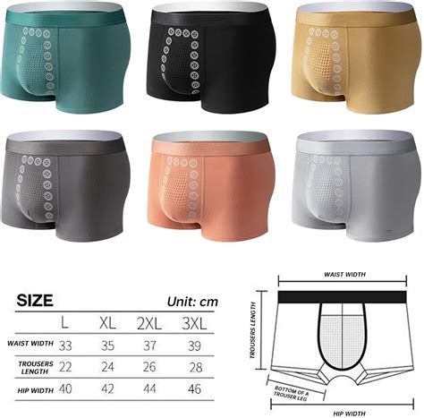 Buy Men's Underwear Boxer briefs Soft EFT Breathable Ice Silk Long ...