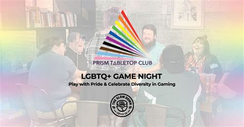 Prism Tabletop Club LGBTQ+ Sunday Game Night, The Slow Down Coffee Co ...