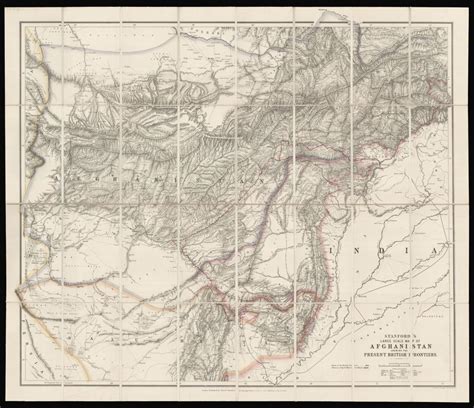 Map of Afghanistan during the Second Anglo-Afghan War | BADA