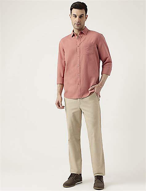 Buy Relaxed Fit Solid Full Sleeves Shirt at Marks & Spencer