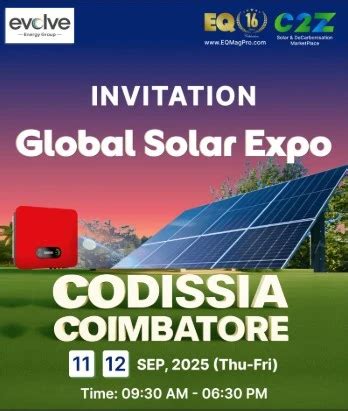 Upcoming Events & Exhibitions | Renewable Solar Energy