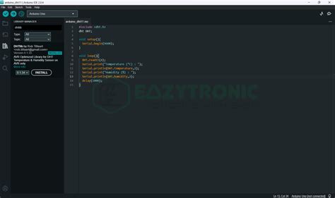 DHT Library. Arduino Download 的图像结果